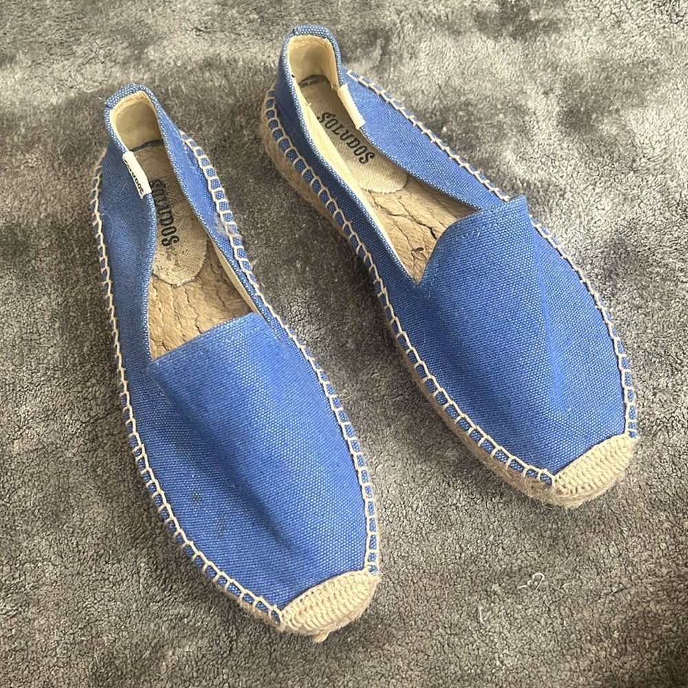 Soludos blue espadrille